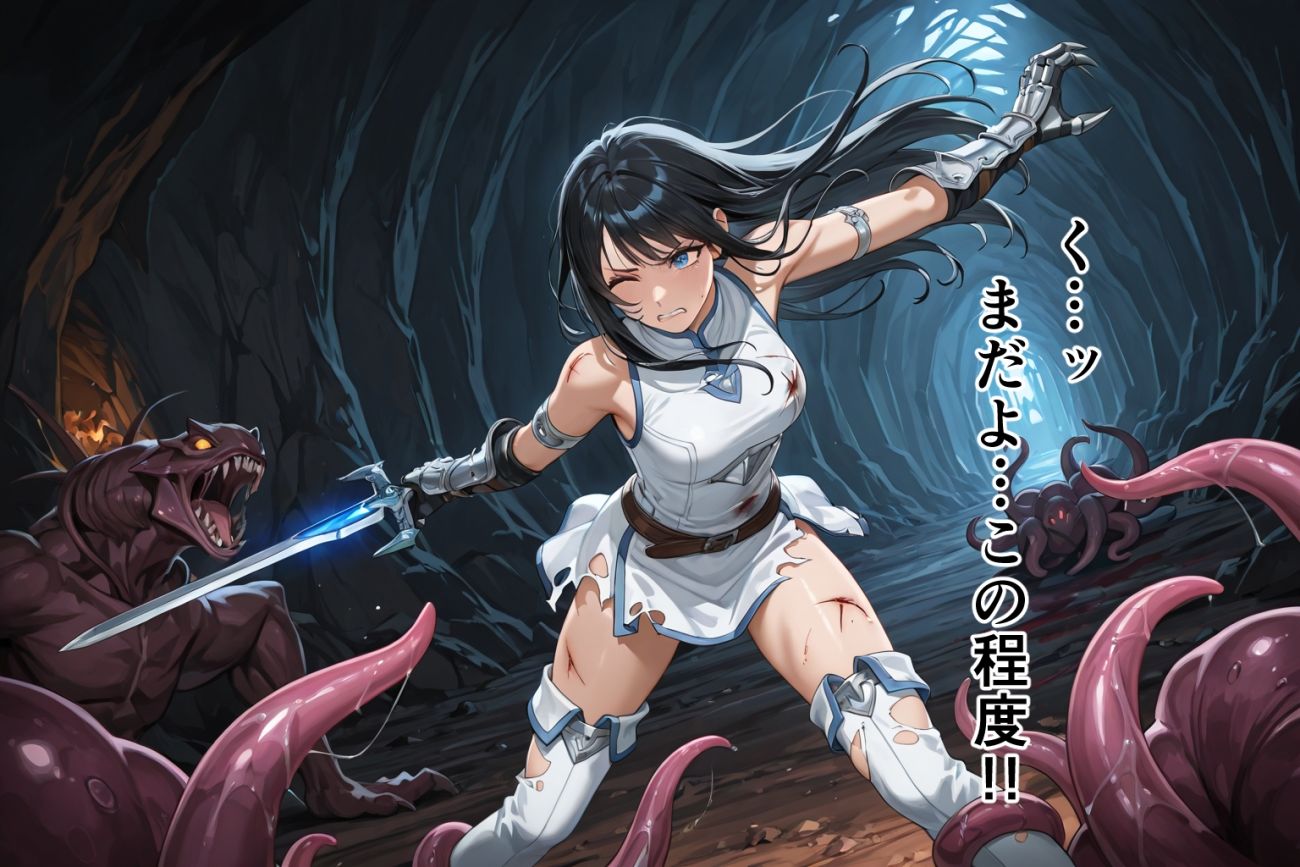 サンプル画像1:●触手・オーク●聖女 敗北 CG集 ダーク・サクリファイス(solor55) [d_632383]