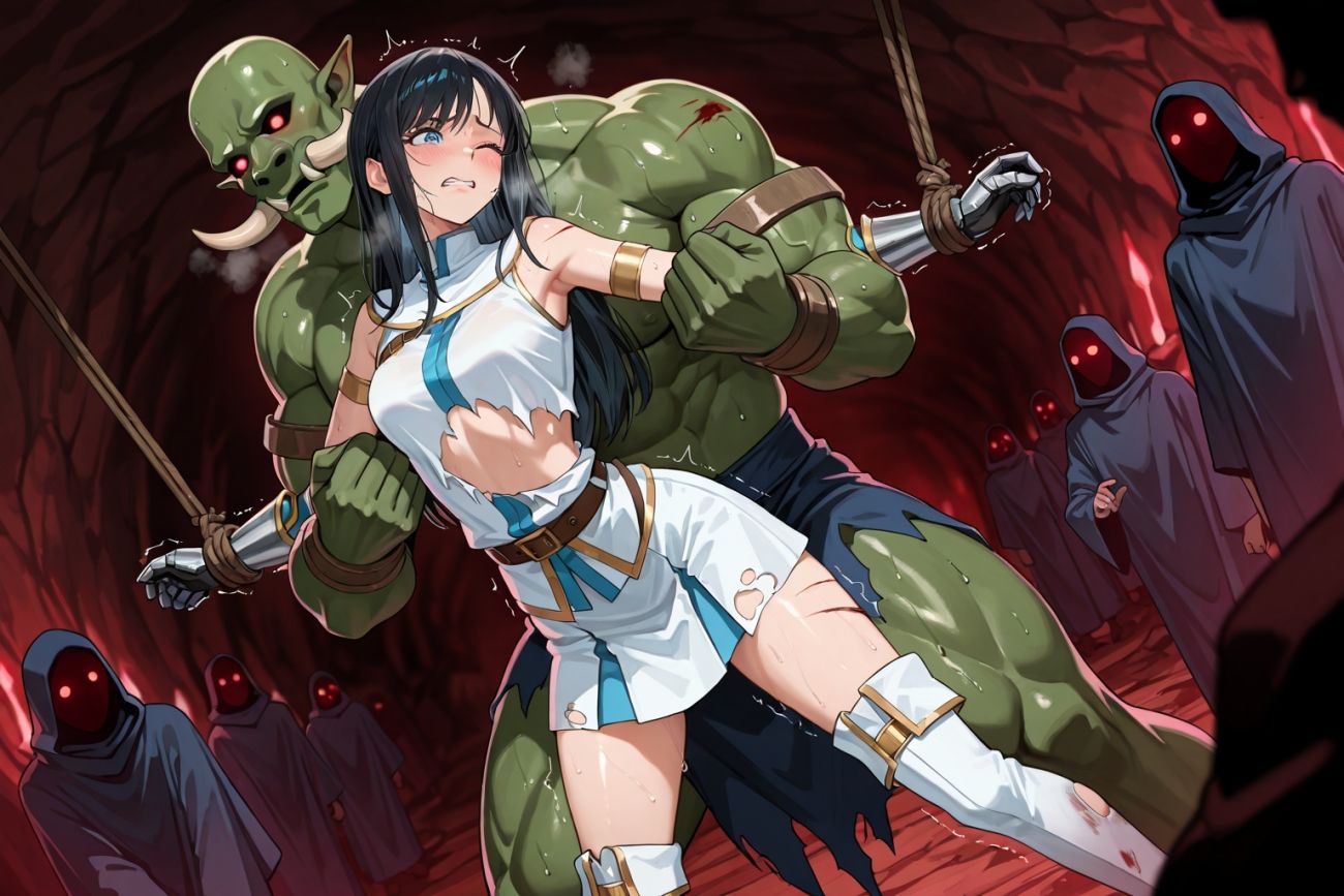 サンプル画像5:●触手・オーク●聖女 敗北 CG集 ダーク・サクリファイス(solor55) [d_632383]