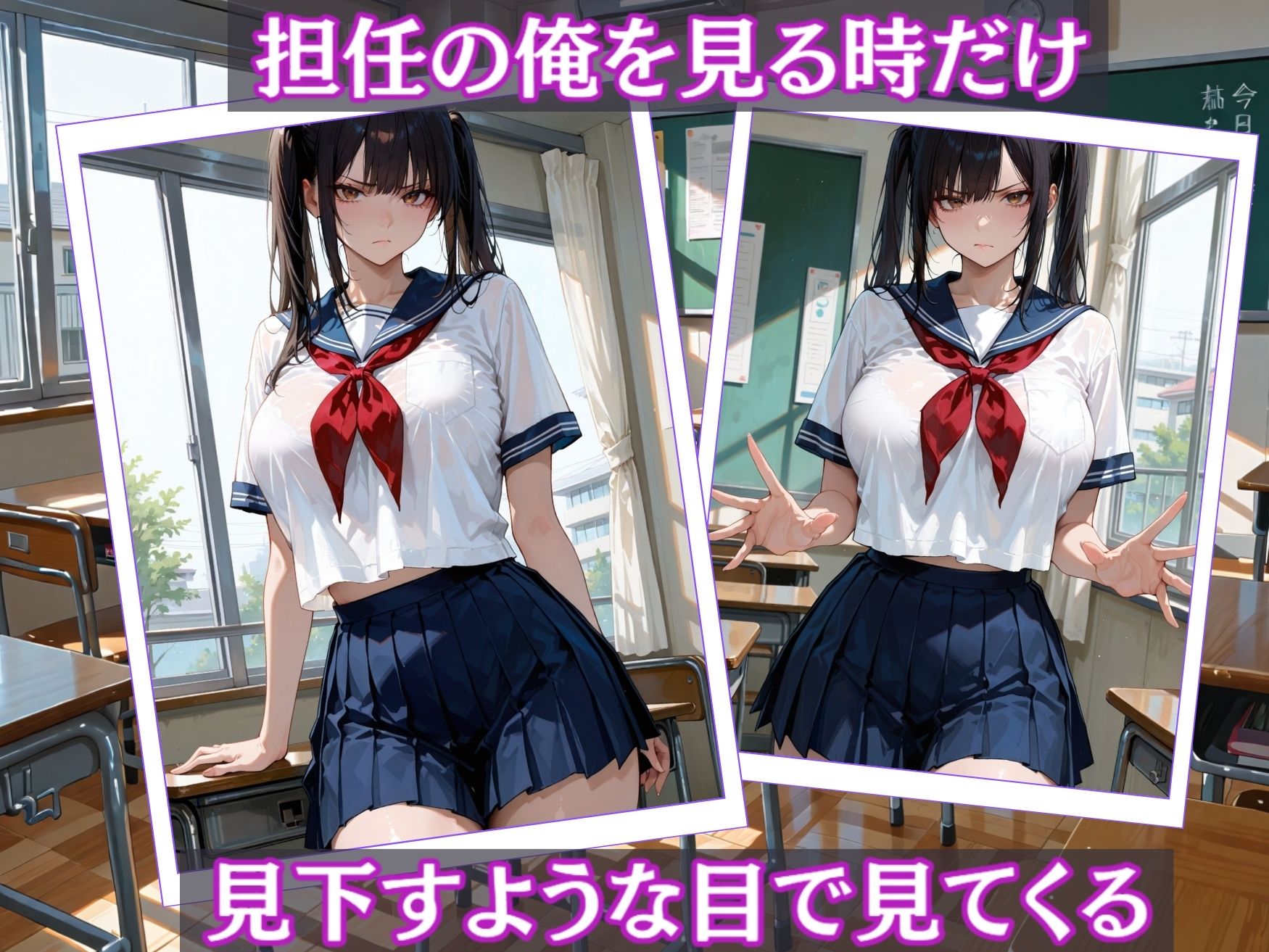 サンプル画像2:教師の逆襲〜わからせ調教(ひみつ学園) [d_632393]