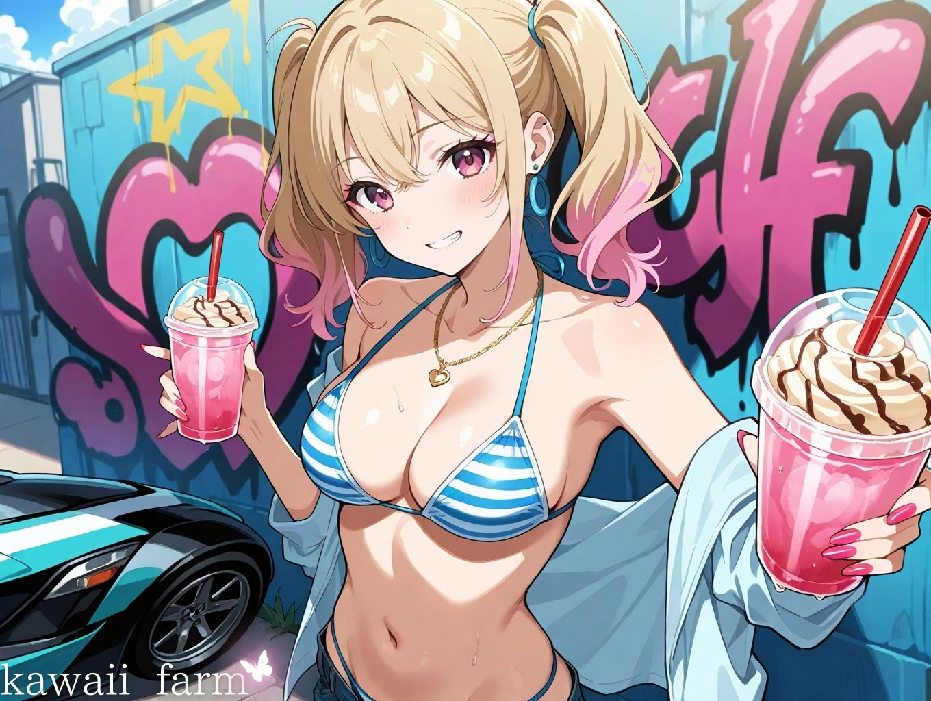 サンプル画像1:性欲まみれ   夏ギャルver.(かわいいファーム) [d_632399]