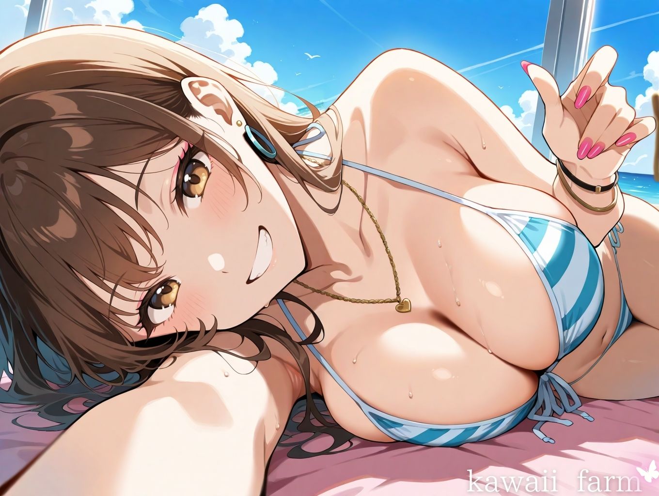 サンプル画像4:性欲まみれ   夏ギャルver.(かわいいファーム) [d_632399]