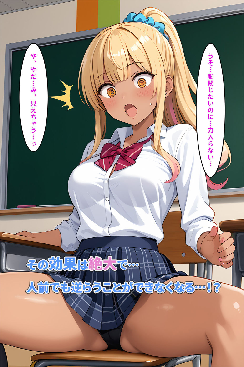 サンプル画像5:催●アプリで堕ちる金髪ギャル後輩 〜あざとギャルは、命令ひとつで奉仕するだけの人形に〜(幻視スタジオ) [d_632420]