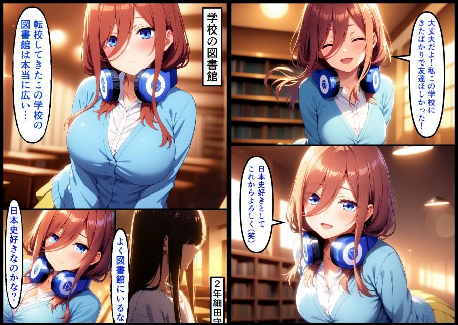 サンプル画像1:日本史オタクの友達に眠らされました  中野三玖  五等分の花嫁(ラララ) [d_632442]