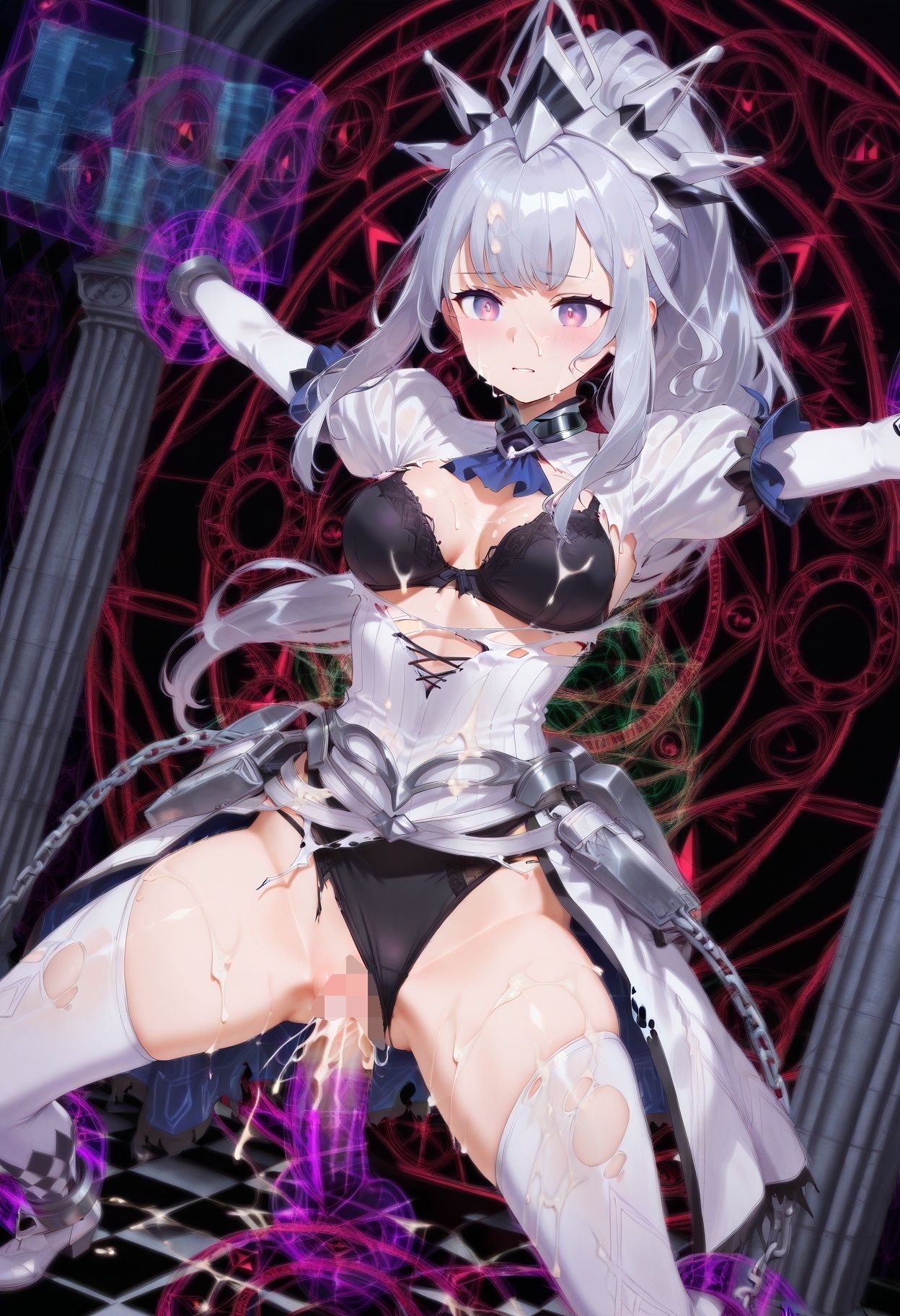 サンプル画像4:M〇LICE触手陥落(ひめらぎ工房) [d_632542]