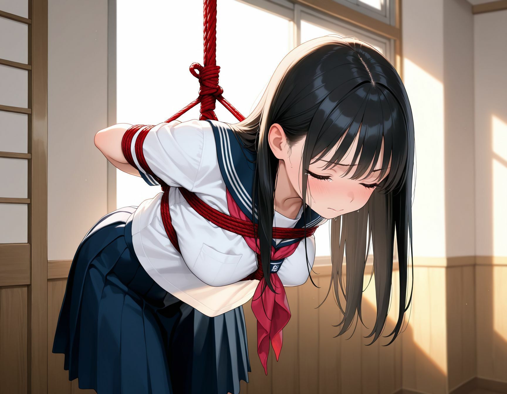 サンプル画像3:緊縛x少女〜知られざる放課後(ょう 出版) [d_632565]