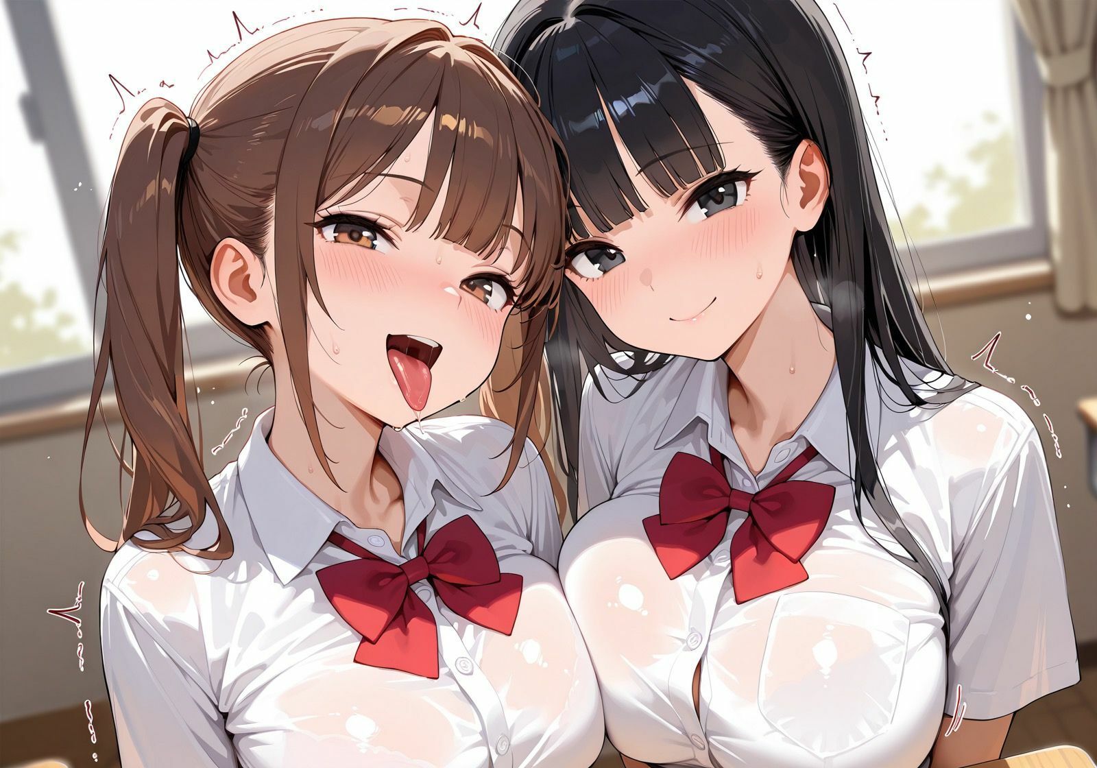 目指せ校内童貞0％！サカって乱れた学園性活  いちゃラブエッチ 画像1