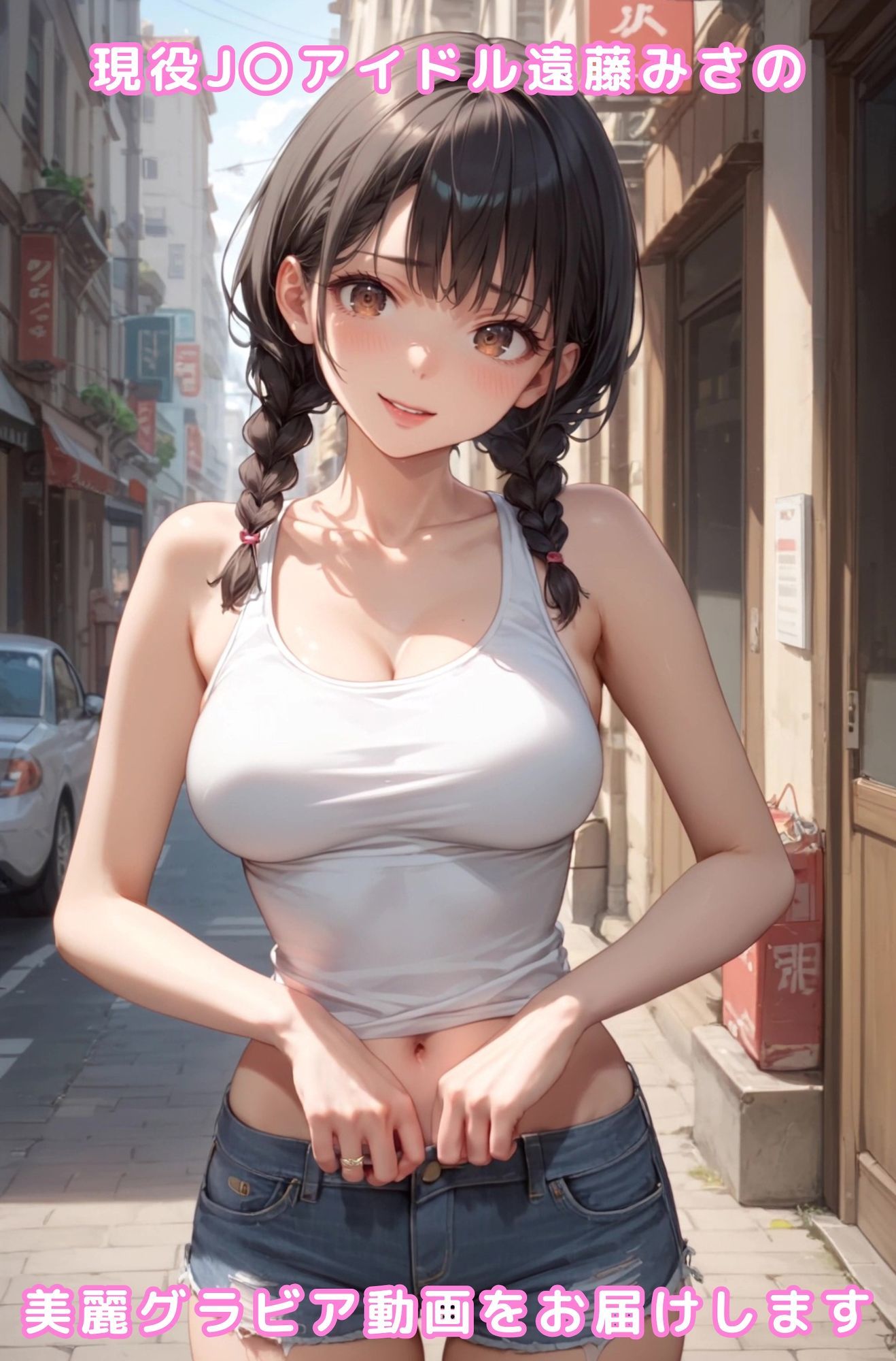 サンプル画像1:グラビア動画 JKアイドル 遠藤みさ(AIらぼんぬ) [d_632625]