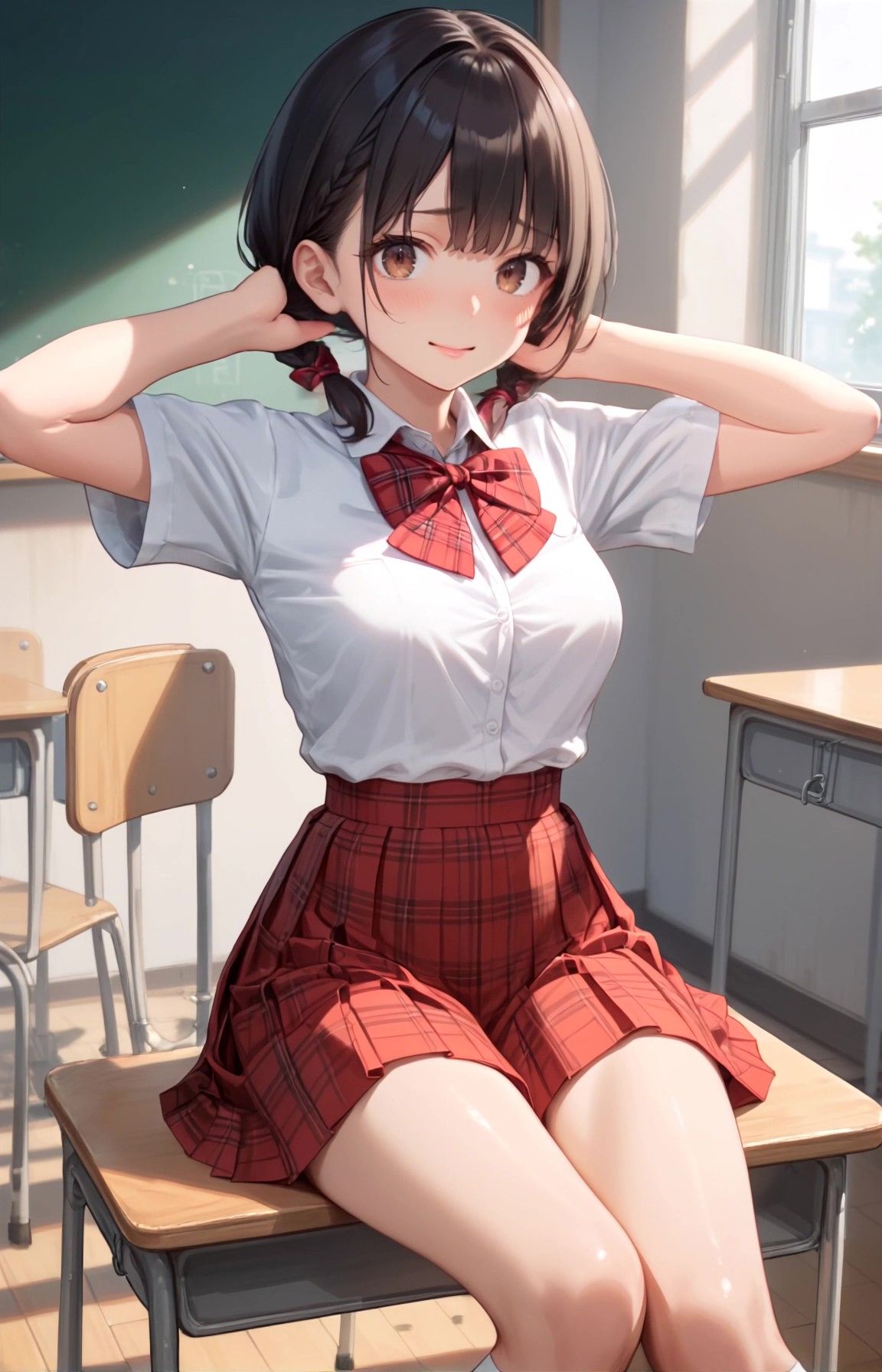 サンプル画像4:グラビア動画 JKアイドル 遠藤みさ(AIらぼんぬ) [d_632625]