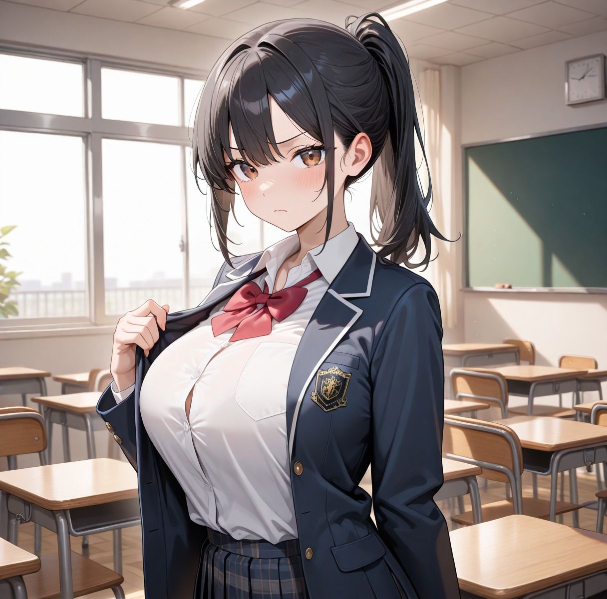 女子校生  生徒会長を拘束調教 画像1