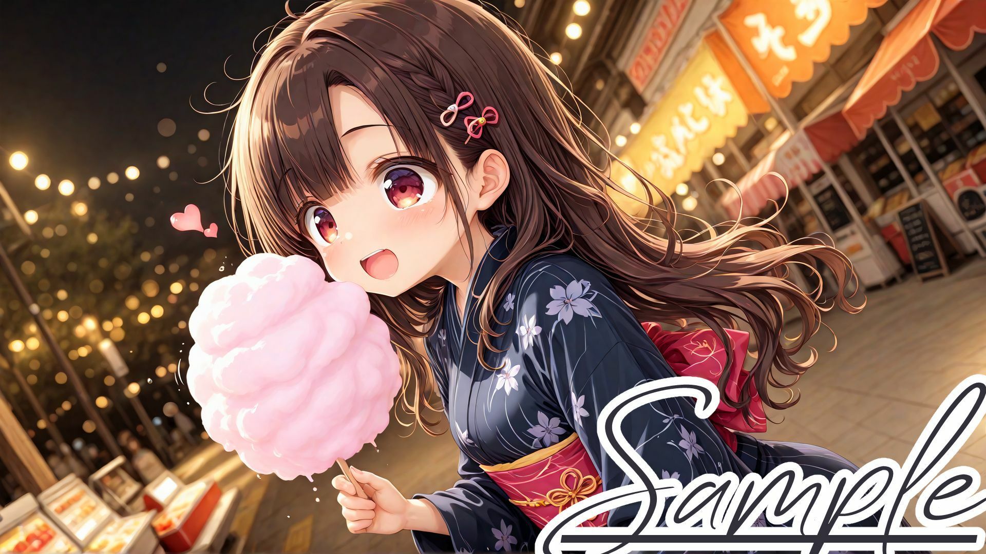 サンプル画像2:夏祭り＆浴衣えっちコレクション(棚から串だんご) [d_632732]