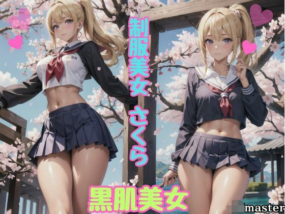 d_632848｜黒肌女子校生×桜【JKmaster】