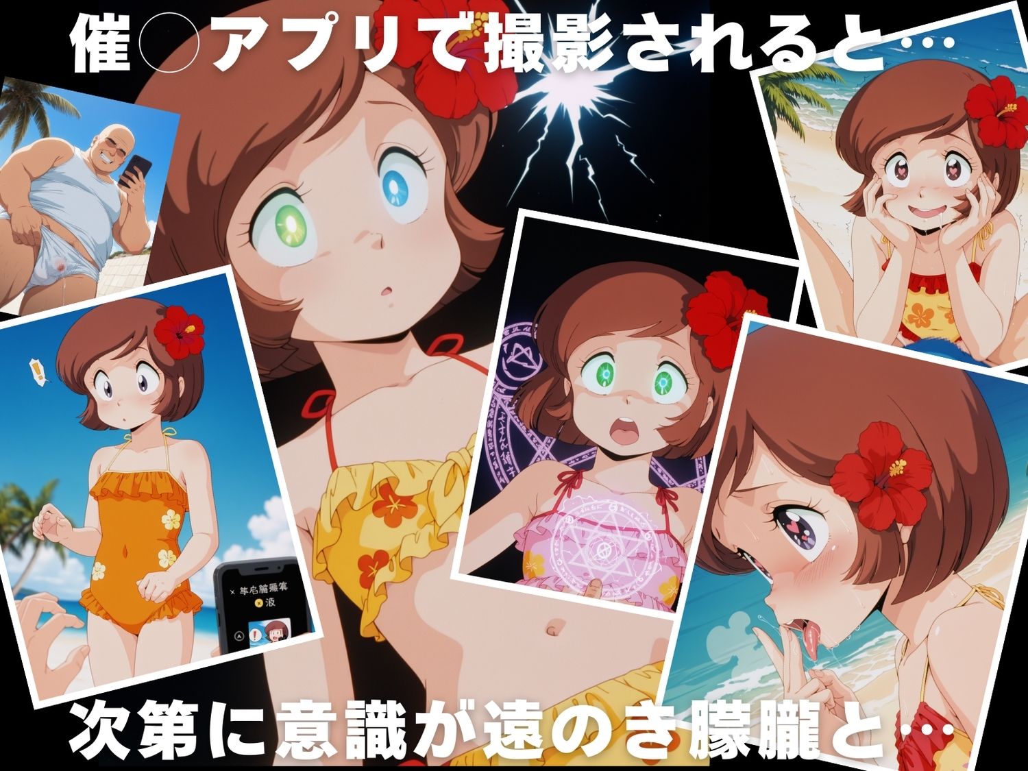 サンプル画像2:【催◯・水着・妊娠】音● 郁子(想イ出ハウス) [d_632951]