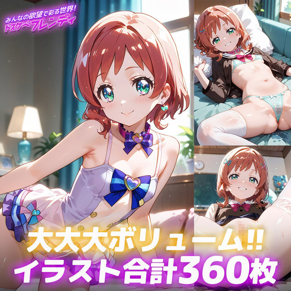 サンプル画像5:みんなの欲望で彩る世界！ドスケベフレンディ(PPQEX) [d_632966]