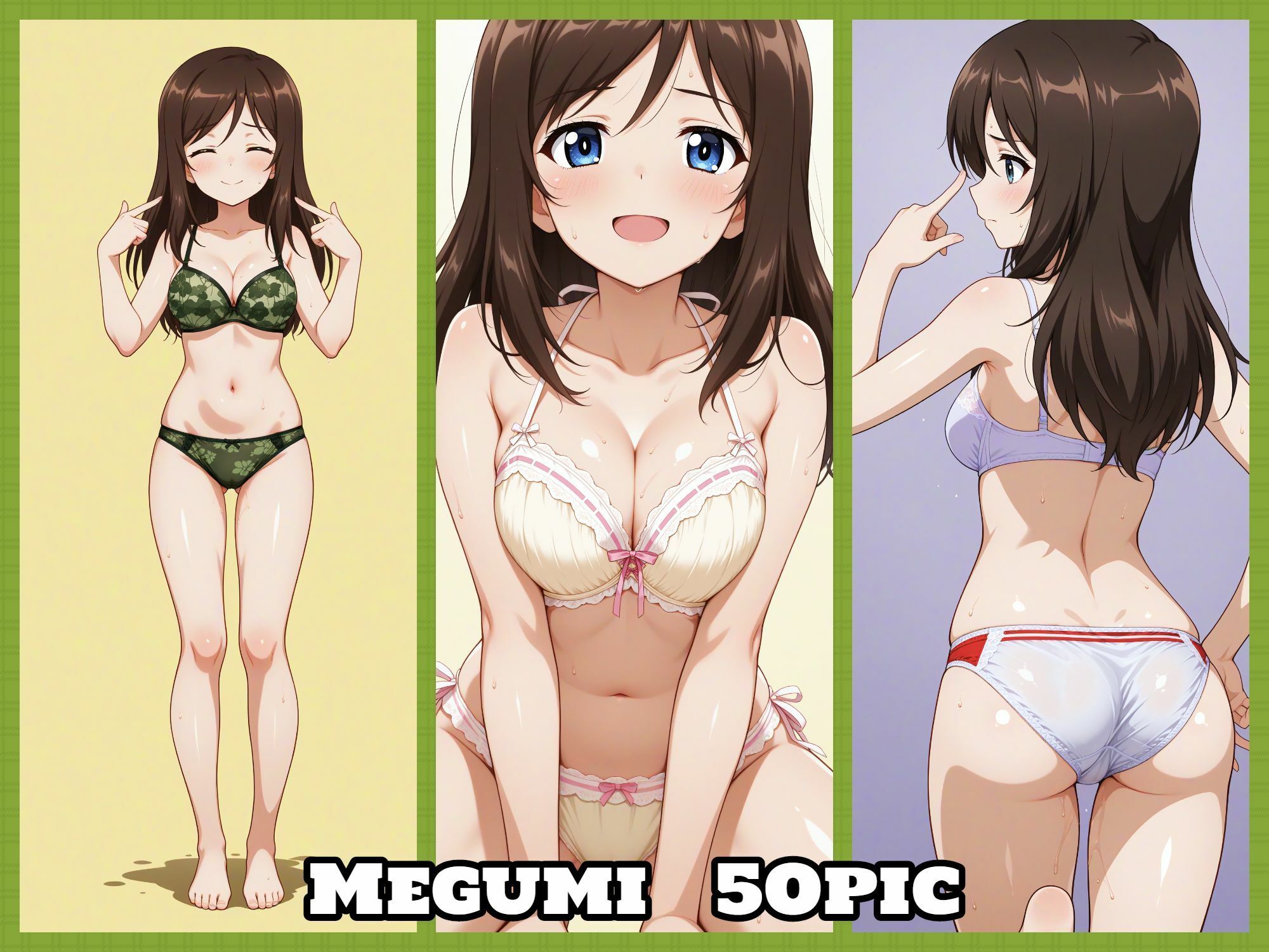 サンプル画像5:Girls underwear panties and bra 大学選抜チーム編(令和の池田亀太郎) [d_633053]