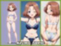 Girls underwear panties and bra 大学選抜チーム編