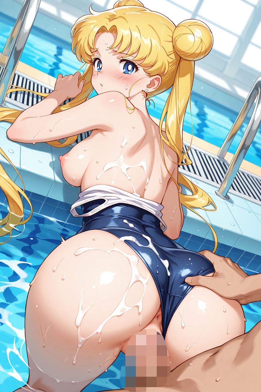 サンプル画像4:えろえろなスク水セーラームーンが沢山現れた！！(えちえちむふふさん) [d_633059]