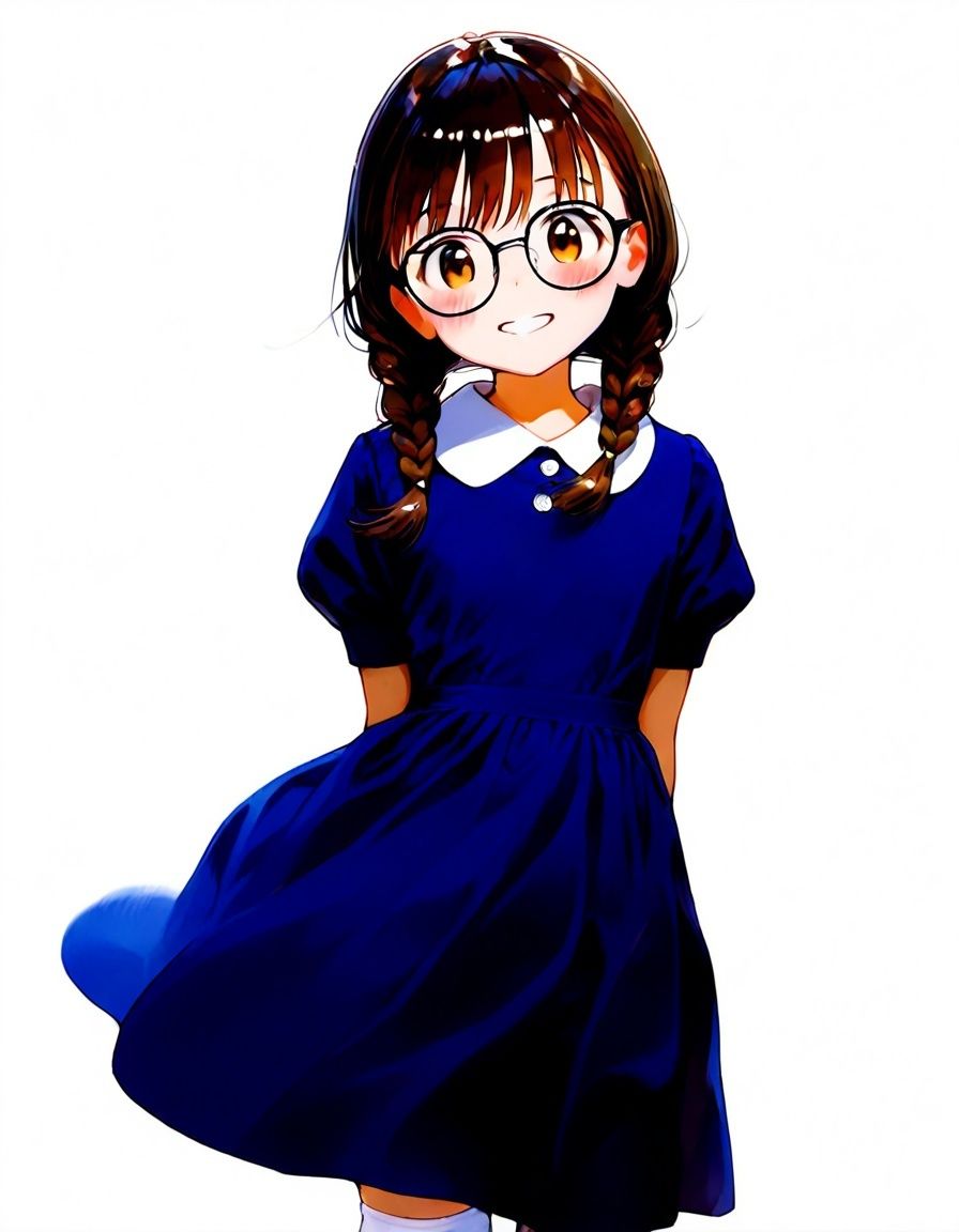 サンプル画像1:美少女イキ顔図鑑（1）『ムリヤリ入れられフェラまでされるメガネ属性で三つ編みのちっぱい美少女えりなちゃんのイキ顔』(みこっちゃん出版) [d_633093]