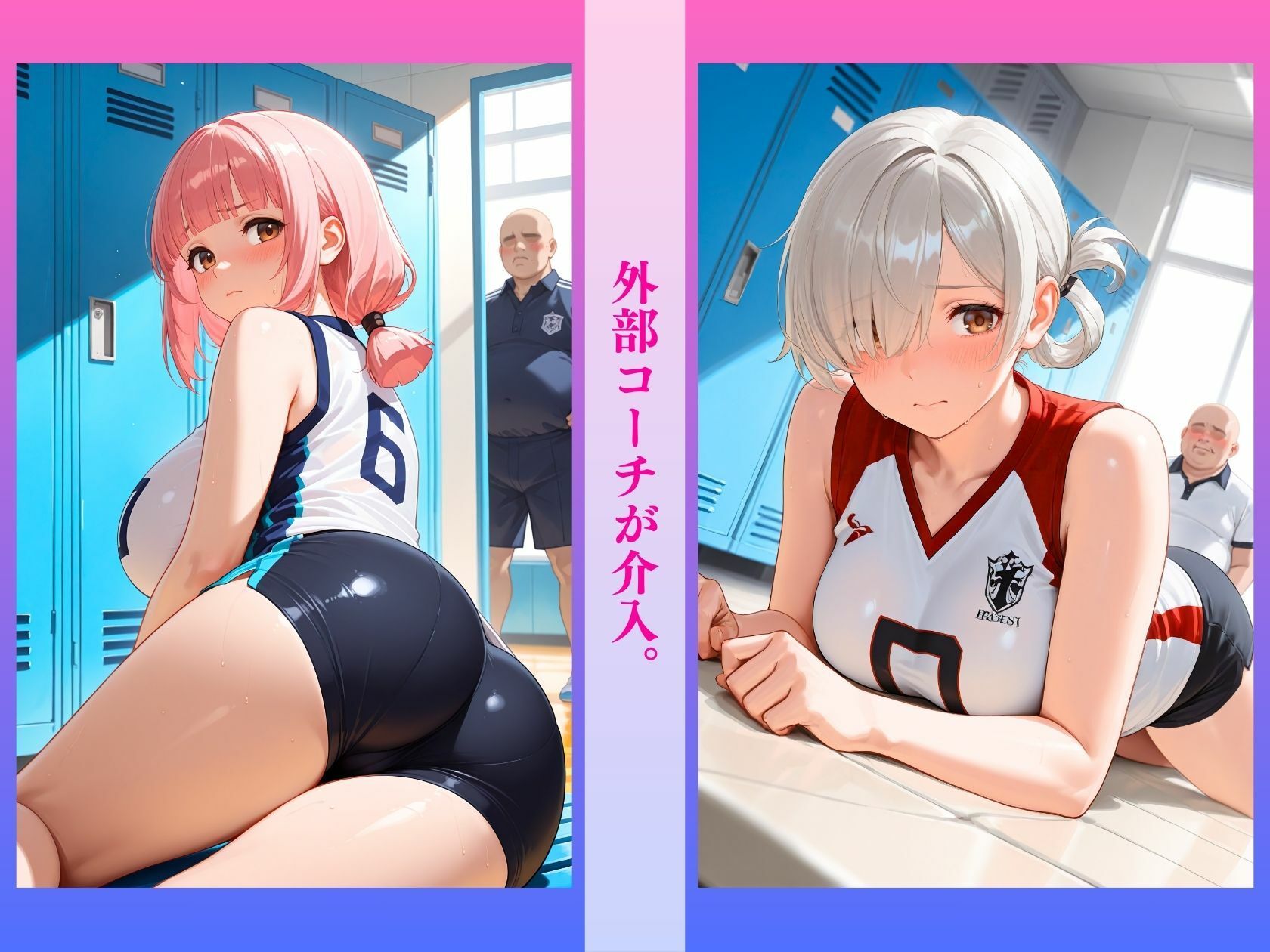 爆乳バレー部異常な極秘指導「こんなレシーブ練習があるなんて…」 画像2