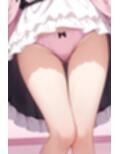 ご奉仕ピンクメイドの近距離パンチラ2【500枚】