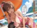 夏の野外でイケイケな日焼けギャルと欲情開放ガチハメSEX【褐色】【青姦】【中出し】【CG500枚】