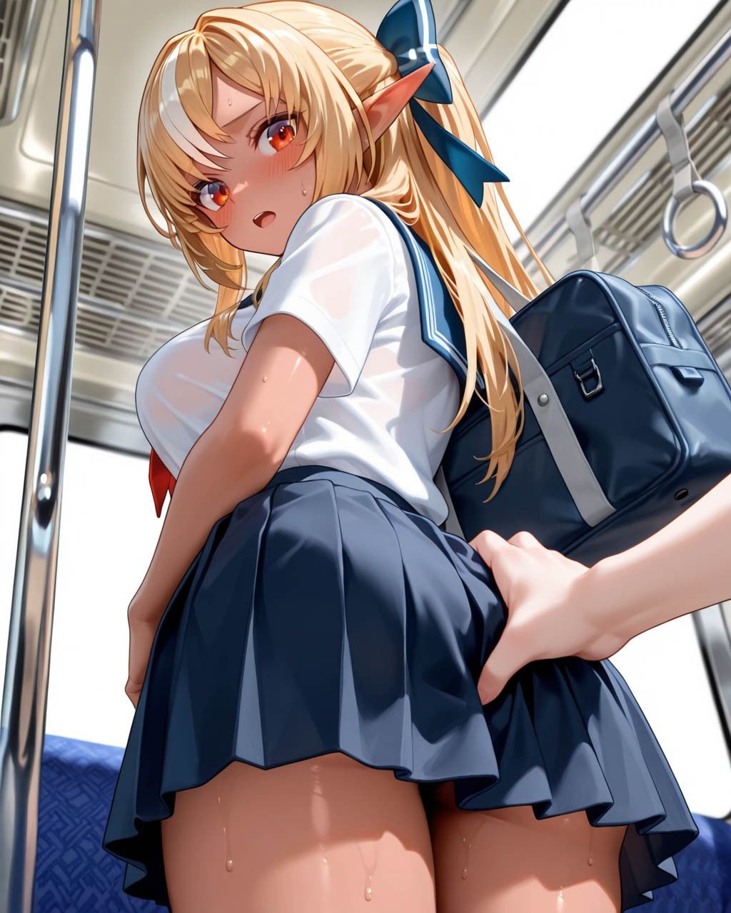 サンプル画像2:ホ〇ライブ学園の通学風景〜フ〇ア編〜(妄想コレクション) [d_633360]