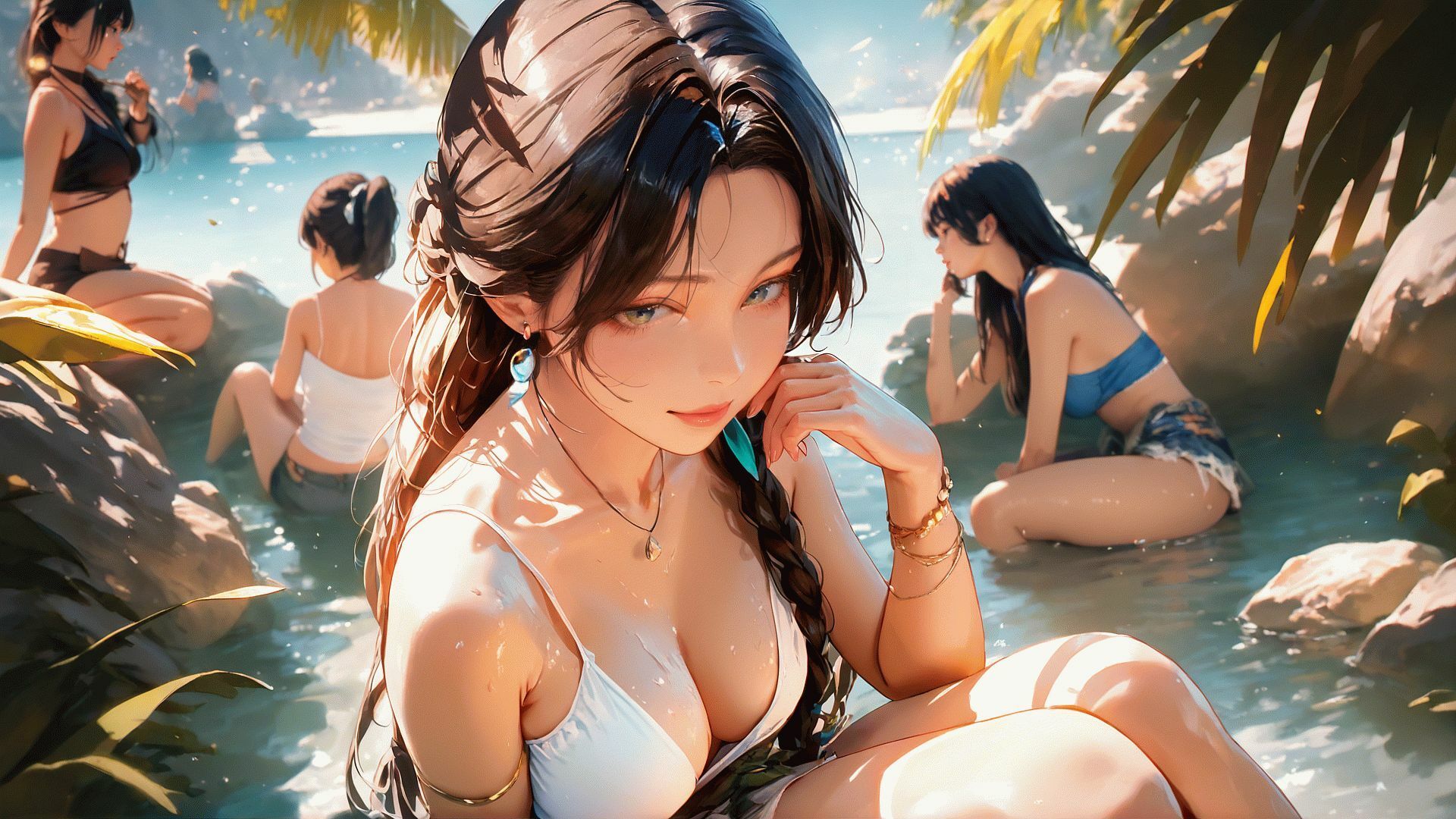 サンプル画像2:堕ちる楽園島 -Hide and Seek 3-(Gugh Gouf Burgers) [d_633385]