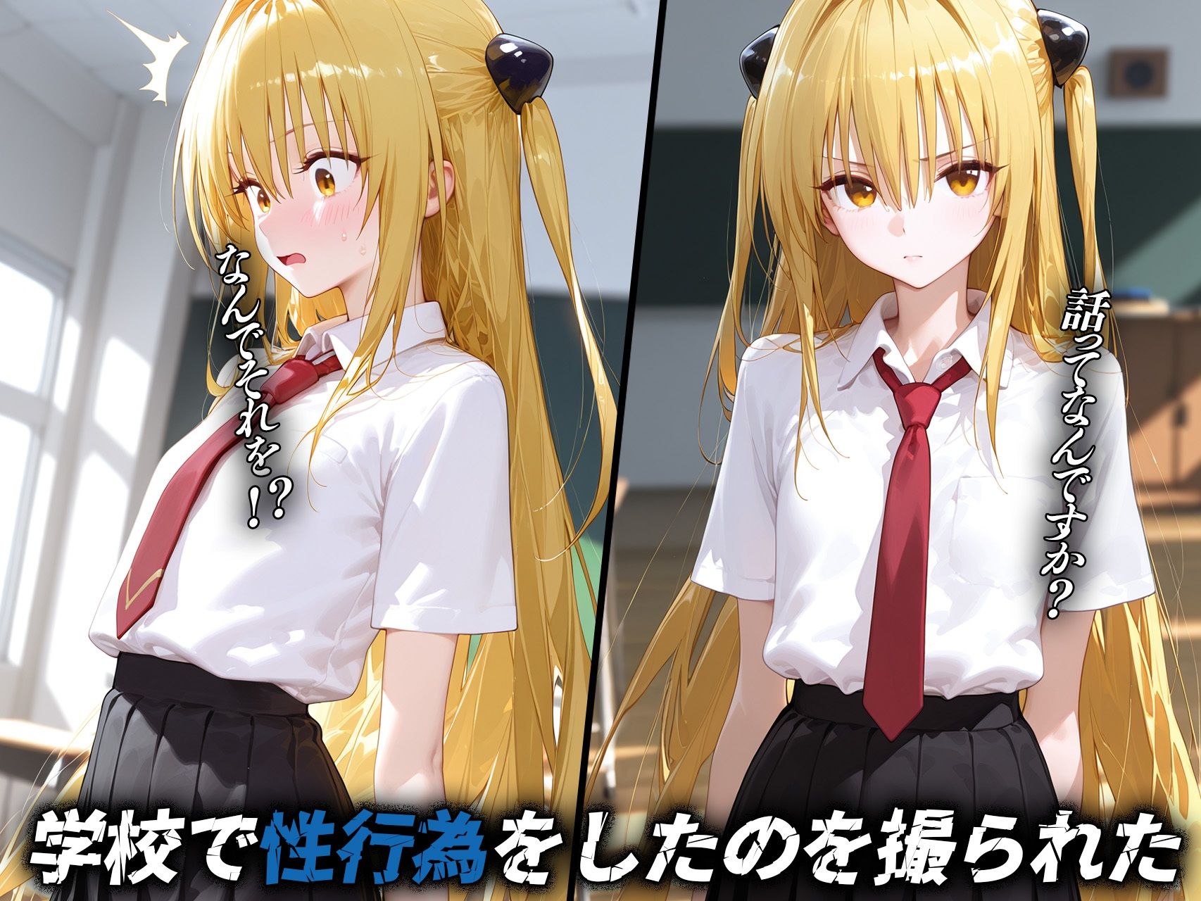 サンプル画像1:寝取られ脅迫絶頂〜金色のヤ〇〜(背徳教師) [d_633420]