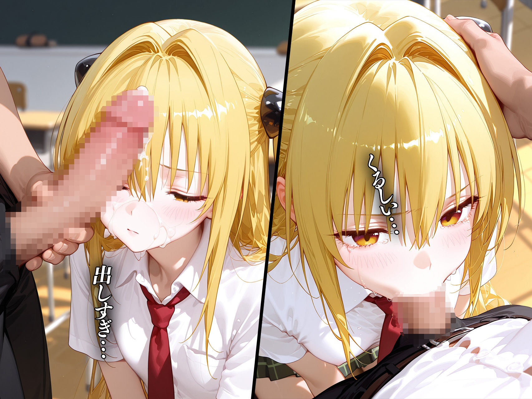 サンプル画像3:寝取られ脅迫絶頂〜金色のヤ〇〜(背徳教師) [d_633420]