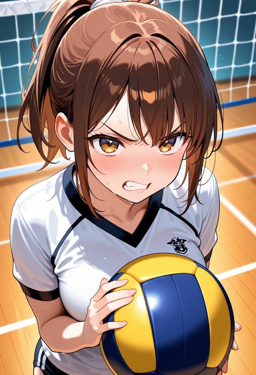 【エロ漫画】偉そうな女子バレー部を男子部員たちがわからせる1