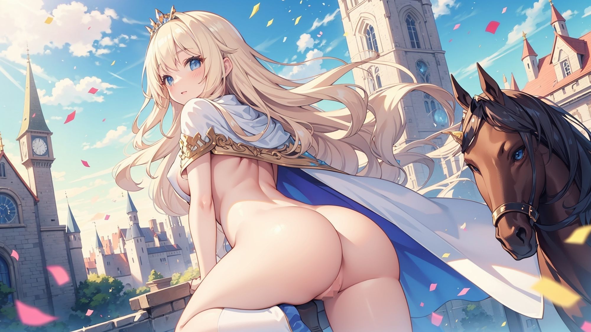 サンプル画像2:魔王の呪いによりすべての防具（服）は使えなくなりました(AI.txt) [d_633509]