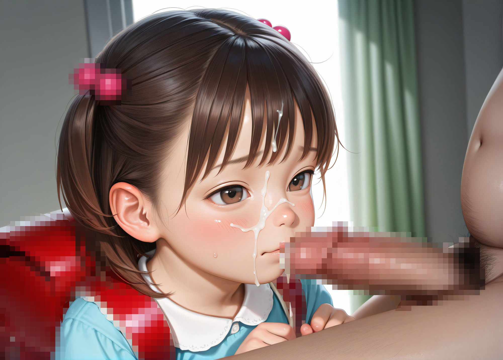 つるぺた少女がおじさんに禁断生ハメされる7