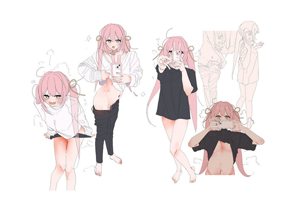 自撮りちゃんがちょっとえっちな目に遭うだけ2 画像1