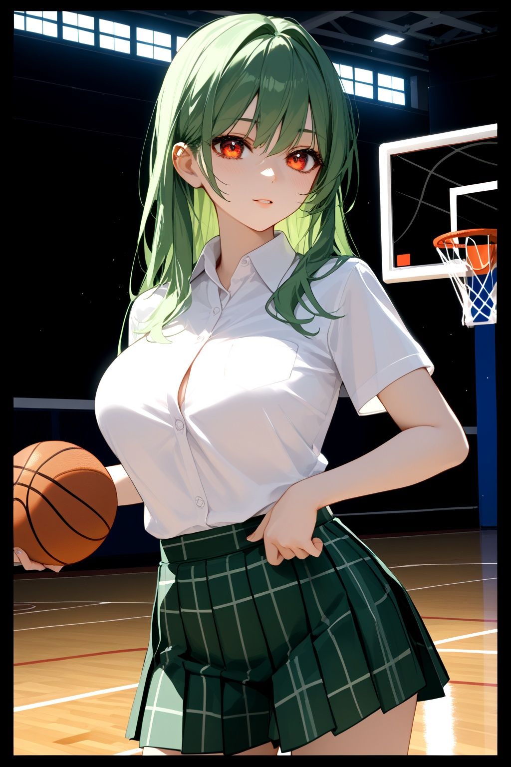 サンプル画像1:ハレンチ学園にようこそ！〜バスケ部の女子マネは、僕たちの性処理係〜(ちゃっぷす) [d_633561]