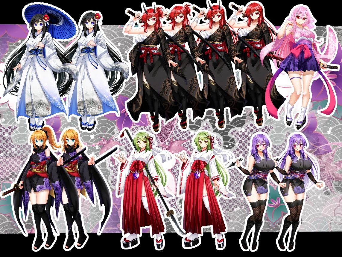 サンプル画像2:立ち絵素材 まとめセット(水の木) [d_633596]