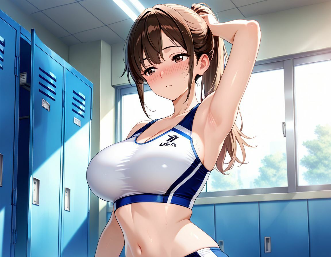 放課後の部室で女子校生寝取り 画像2