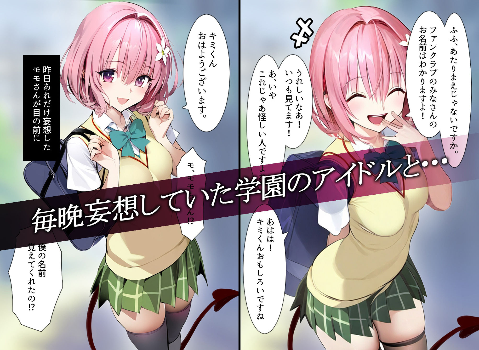 学園のアイドルがファンのキモヲタにメチャクチャに寝取られる。 画像1