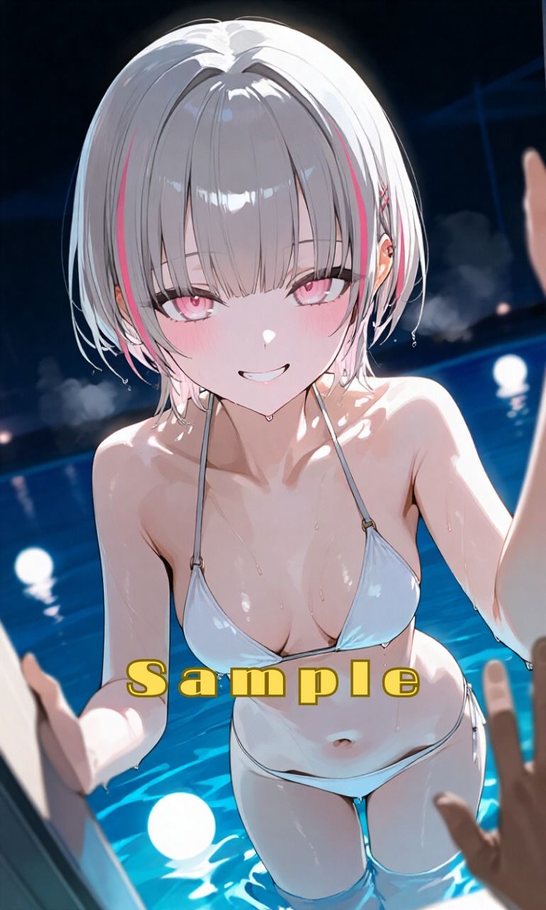 サンプル画像1:〜ナイトプール編〜(桐崎せな) [d_633738]