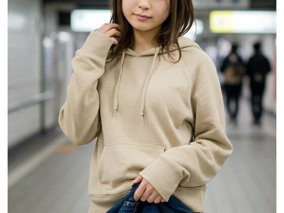 彼女が魅せる視線、その先は… 〜20代お洒落女子の『秘密の捲り』コレクション(生成プロンプト同梱)〜【Digital Aya】