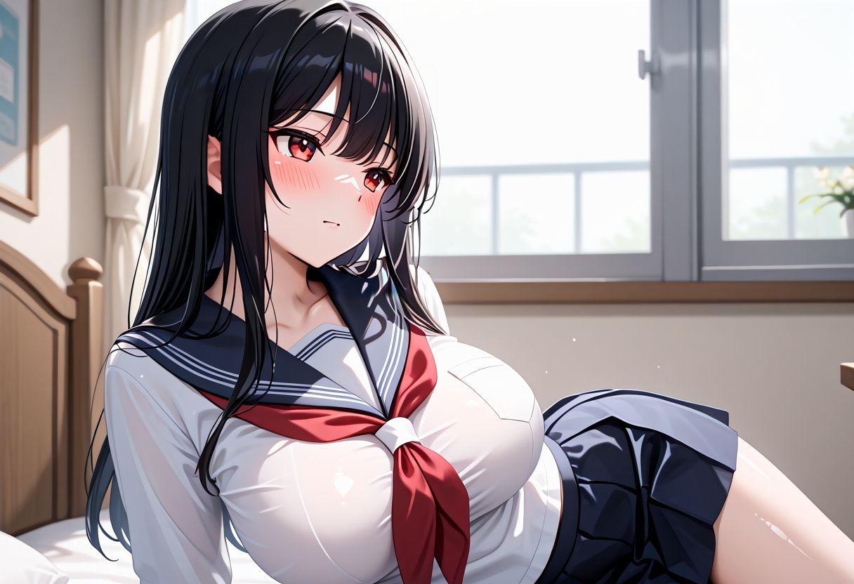 サンプル画像1:清楚女子校生 誰にも言えない種付けセックス(おたまんじゅう) [d_633769]