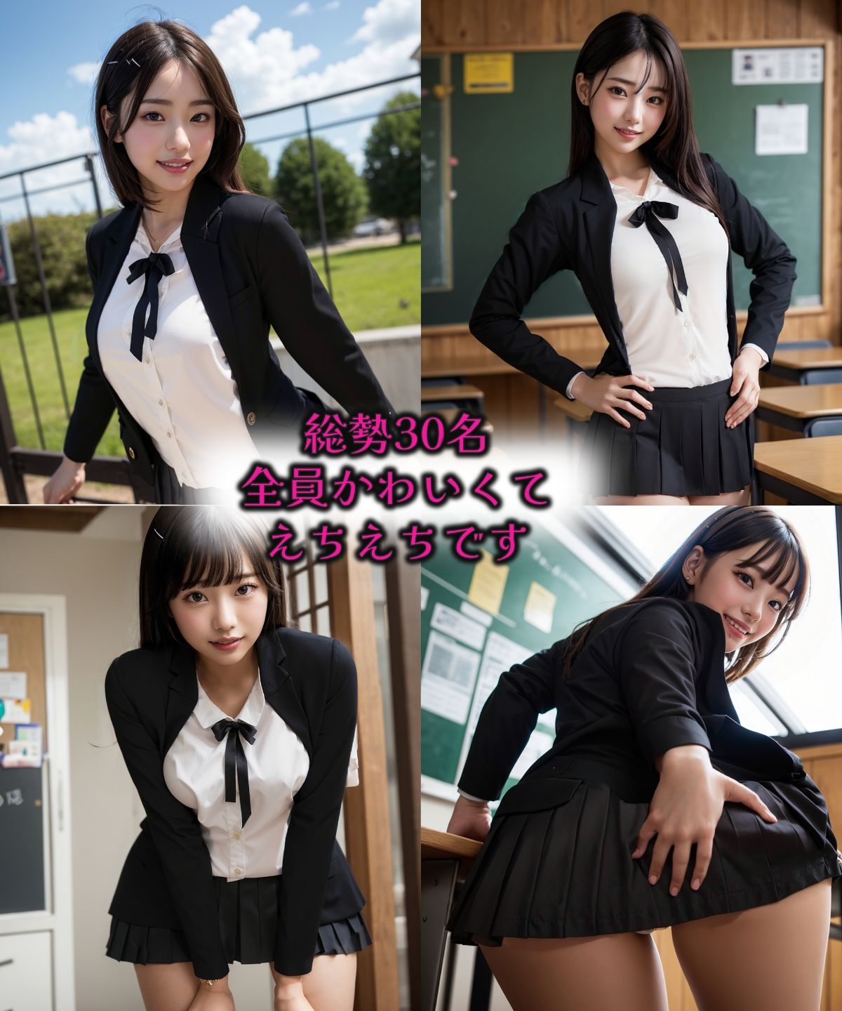 サンプル画像1:コスプレシリーズ えちえち女子校生風(PURPLE_R.I.P) [d_633783]