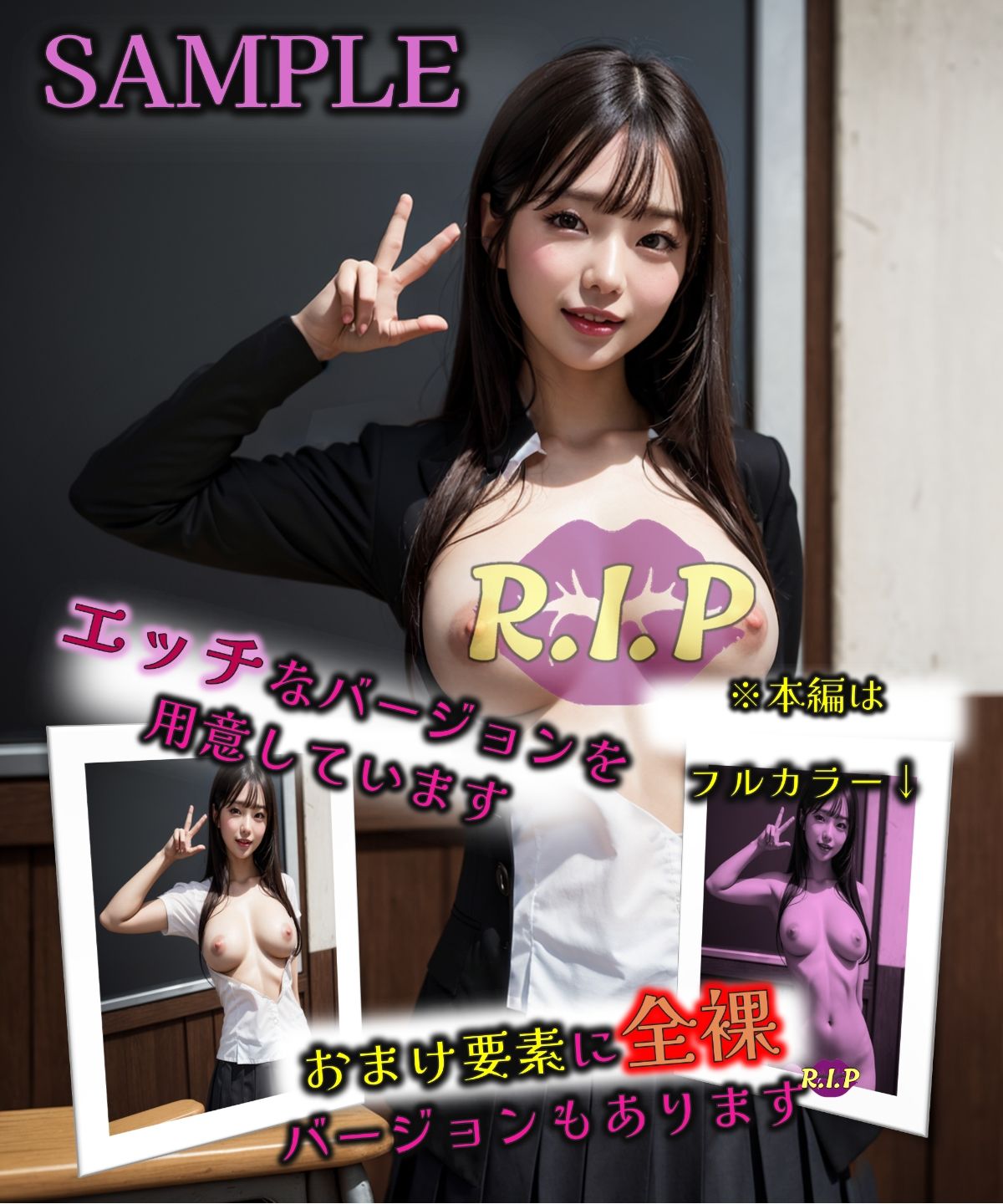 サンプル画像6:コスプレシリーズ えちえち女子校生風(PURPLE_R.I.P) [d_633783]