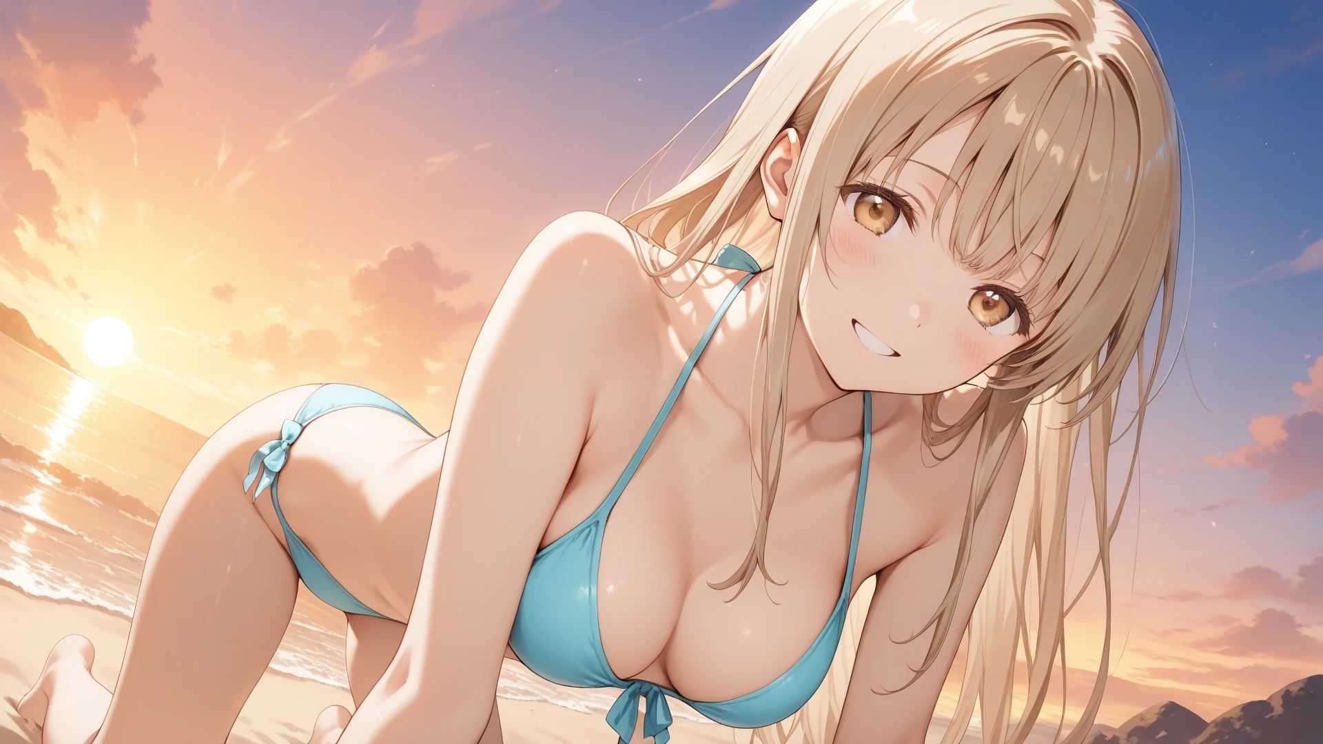 サンプル画像2:真昼ちゃんのビキニ(ひろっち) [d_633844]