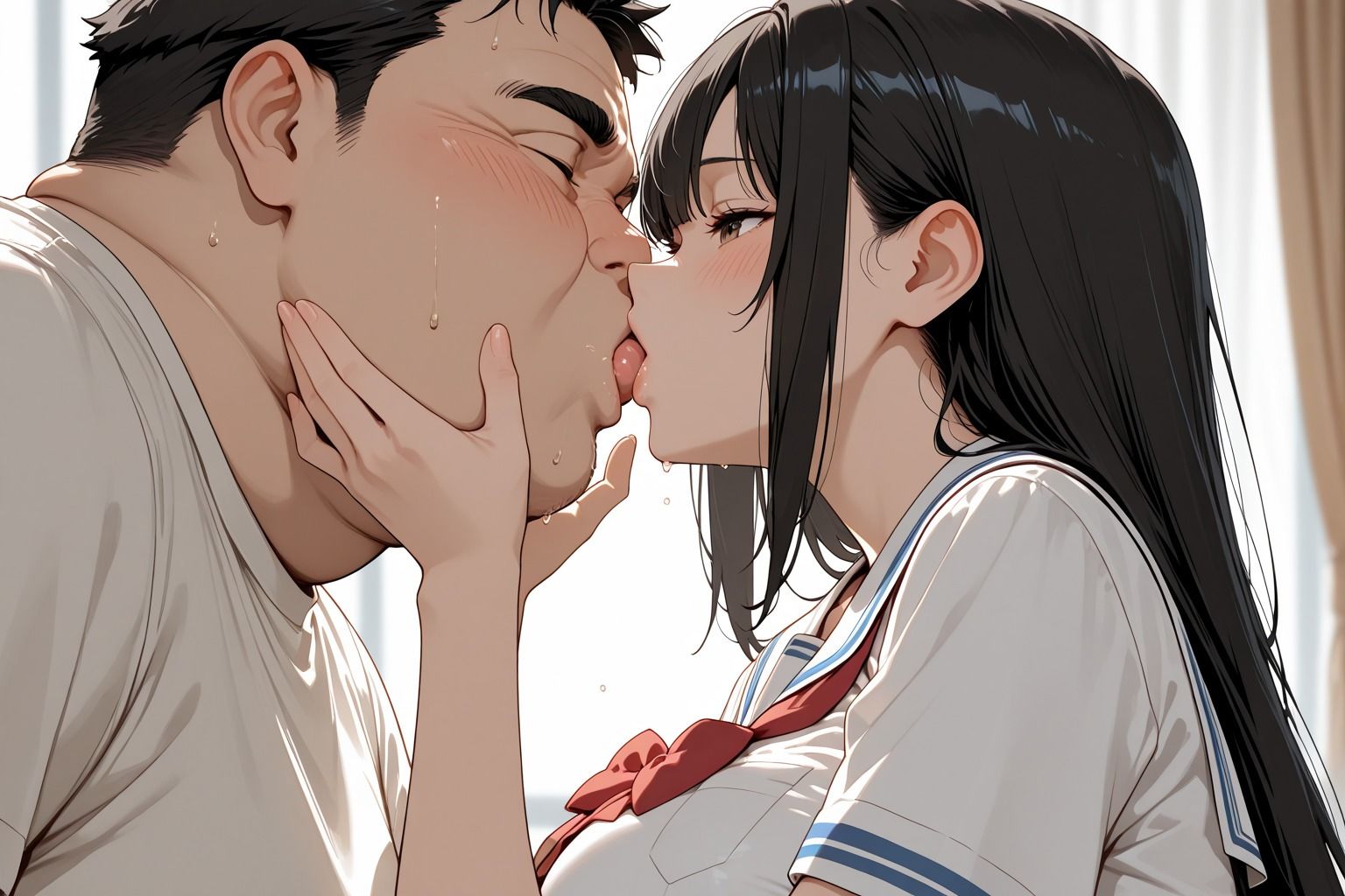 種付け 女子校生とおじさん 画像6