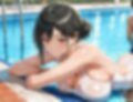 プールきつマン不倫  誰もいないプールで××