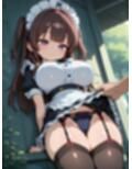 巨乳のメイドにエッチなご奉仕してもらった 「ご主人様は中に挿れてもいいですよ」