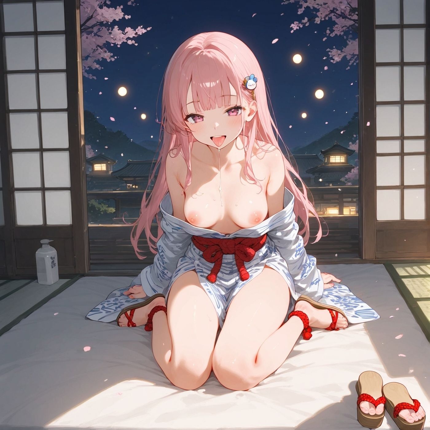 サンプル画像4:浴衣、、、どう？【浴衣美少女五の家中編厳選CG500枚収録】(アオとハル) [d_633990]