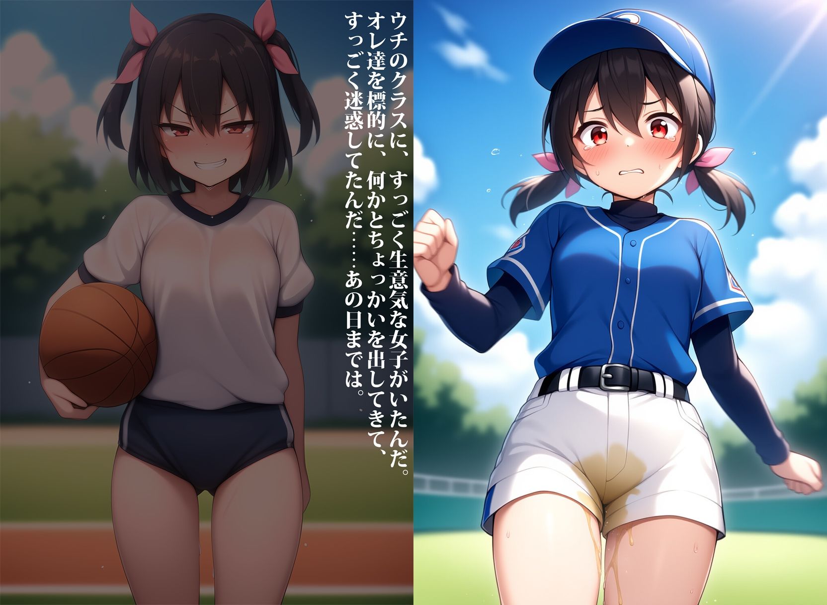 クッソ生意気なお転婆女子が大人達にアナル調教でお漏らし屈服させられた件 画像1