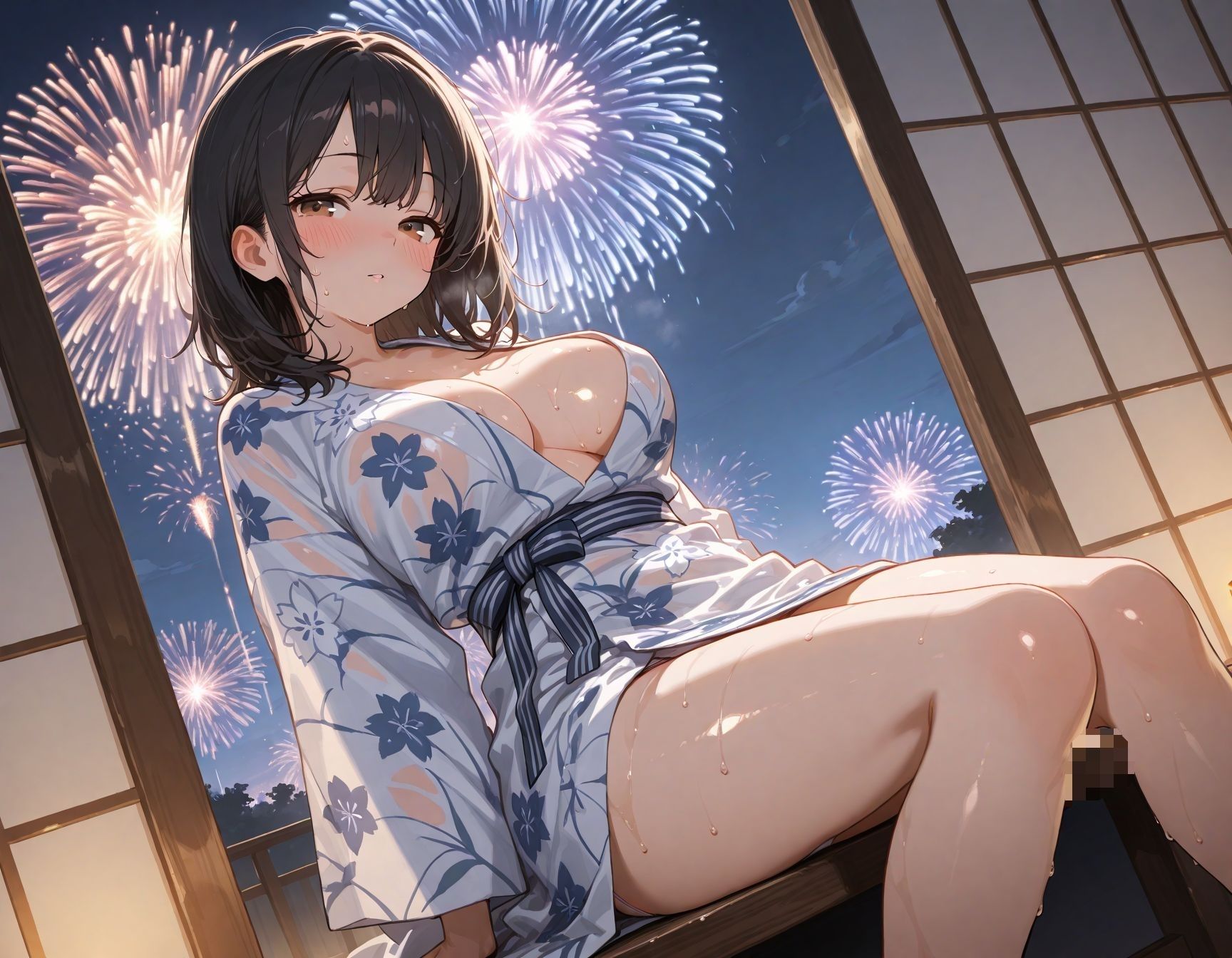 サンプル画像1:性指導室  花火大会編(マリモッコリ) [d_634011]