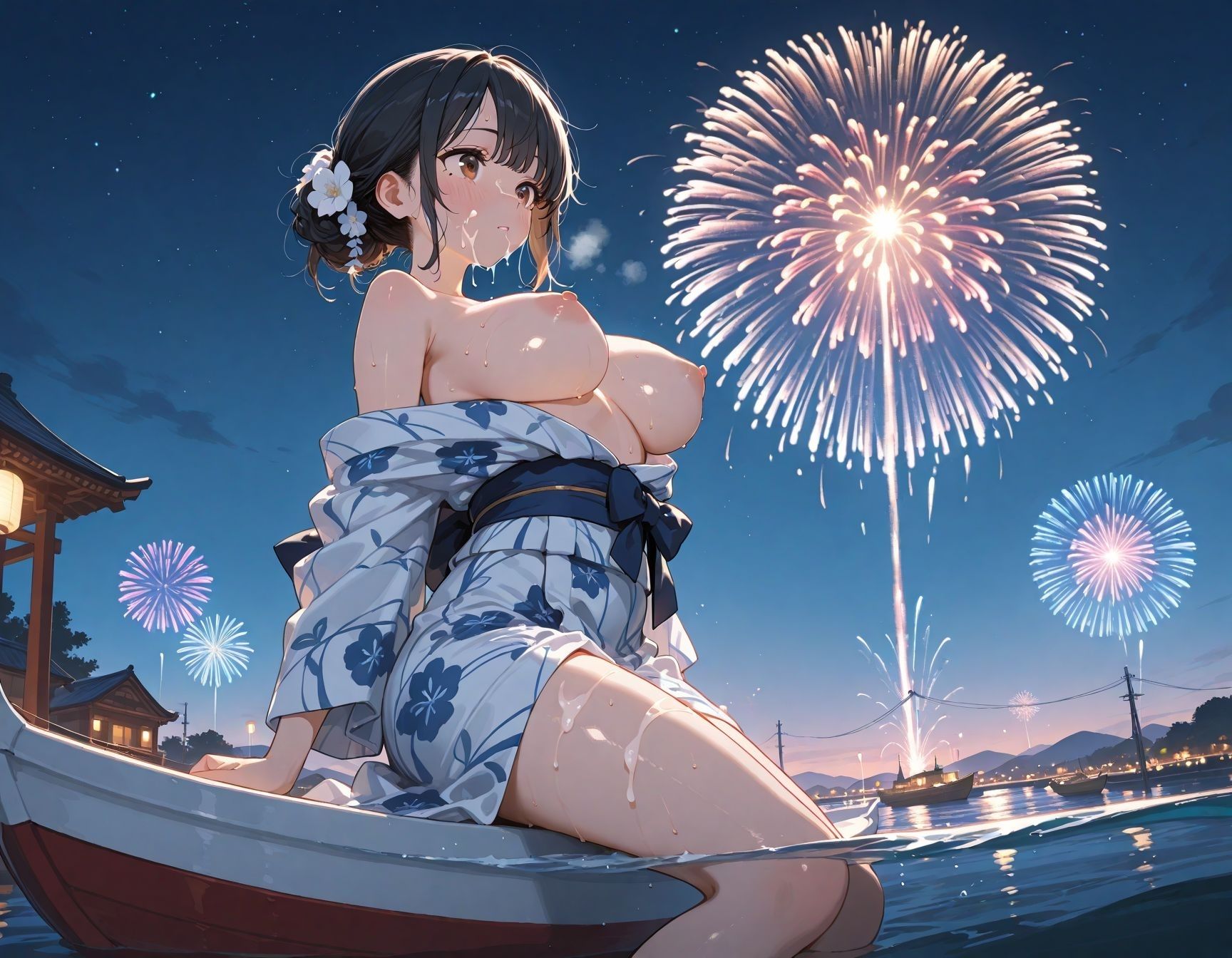 性指導室  花火大会編 画像8