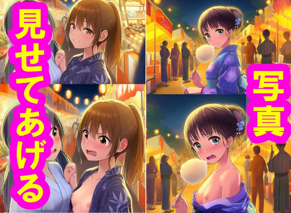 サンプル画像5:夏、初デート。ラッキーすけべを添えて。(鰐梨倶楽部) [d_634013]